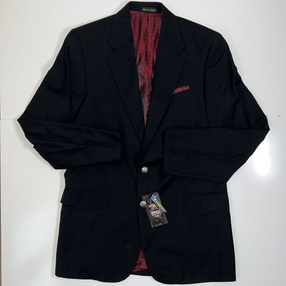 PBR Vintage Western Lined Sport Coat/Suit Jacket - Picture 1 of 9